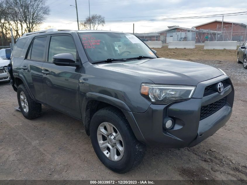 2016 Toyota 4Runner Sr5 VIN: JTEBU5JR0G5318538 Lot: 38339572