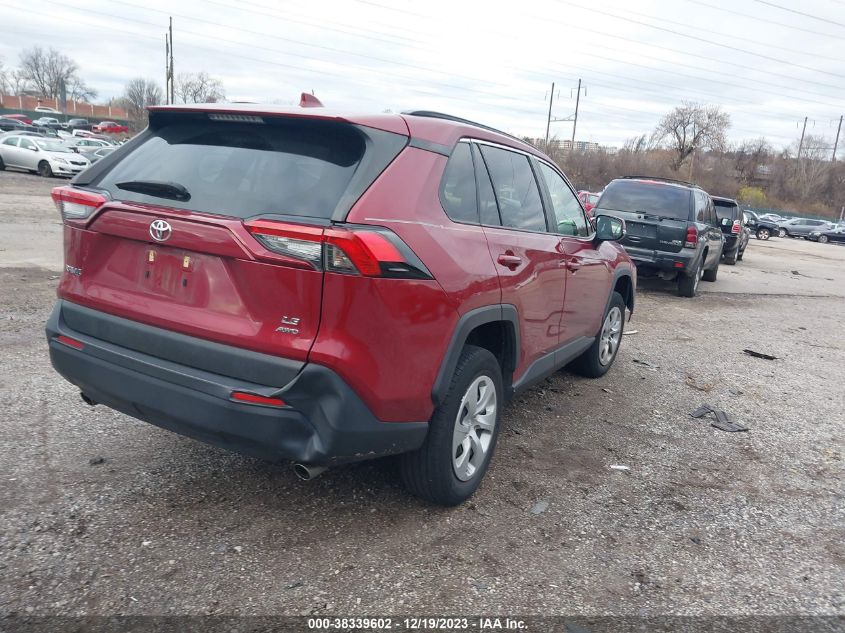 2019 Toyota Rav4 Le VIN: JTMG1RFV8KJ013126 Lot: 38339602