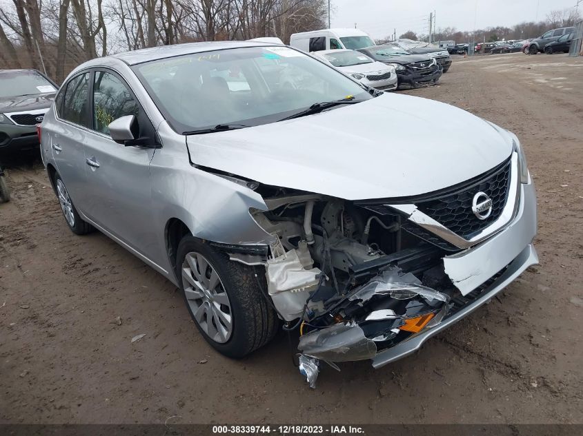 2016 Nissan Sentra Fe+ S/S/Sl/Sr/Sv VIN: 3N1AB7AP5GY296574 Lot: 38339744