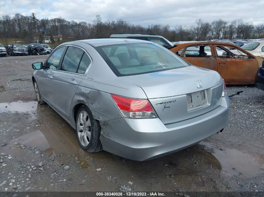 2010 Honda Accord 2.4 Ex-L VIN: 1HGCP2F80AA033756 Lot: 38340028