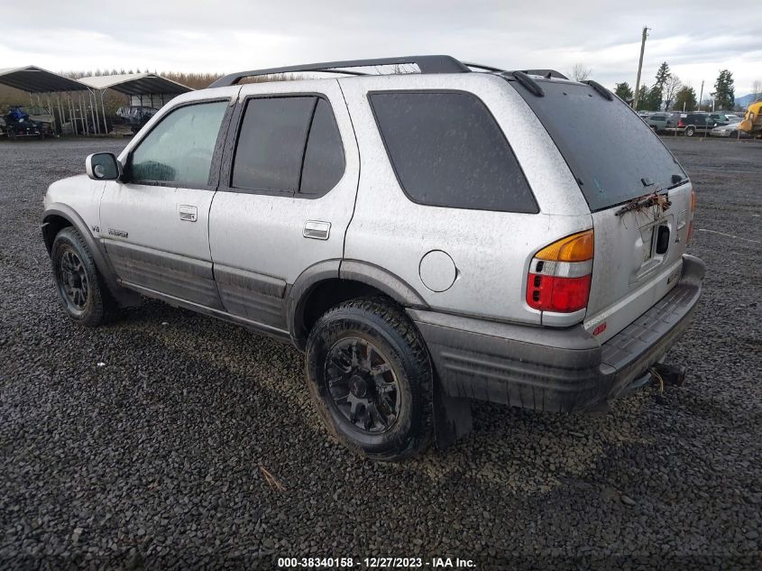 2001 Honda Passport Ex/Ex W/Luxury Pkg/Lx VIN: 4S6DM58W714402610 Lot: 38340158