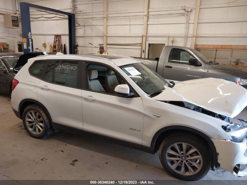 2016 BMW X3 xDrive28I VIN: 5UXWX9C51G0D64456 Lot: 38340240