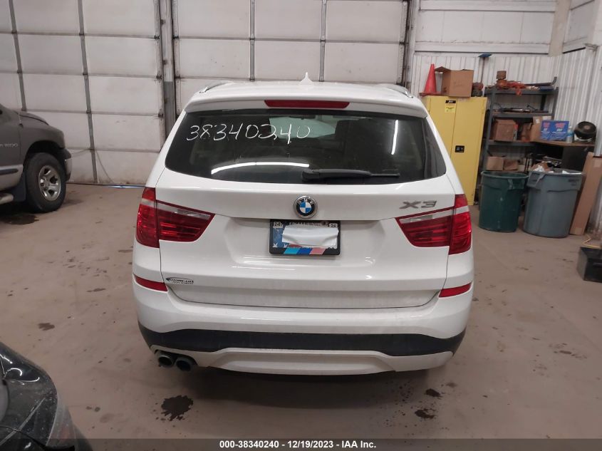 2016 BMW X3 xDrive28I VIN: 5UXWX9C51G0D64456 Lot: 38340240