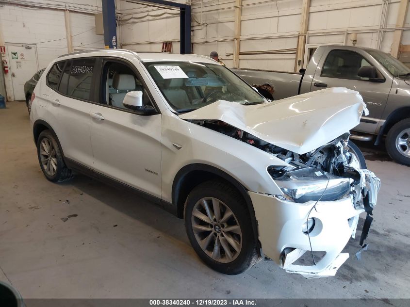 2016 BMW X3 xDrive28I VIN: 5UXWX9C51G0D64456 Lot: 38340240