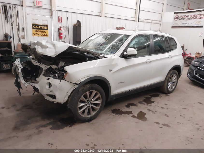 2016 BMW X3 xDrive28I VIN: 5UXWX9C51G0D64456 Lot: 38340240