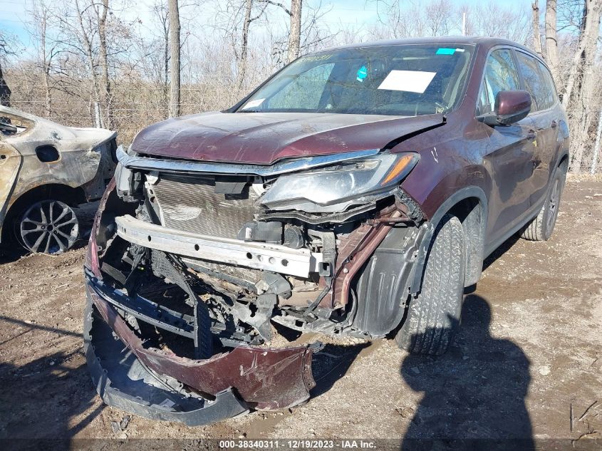 2018 Honda Pilot Ex-L VIN: 5FNYF6H55JB002608 Lot: 38340311