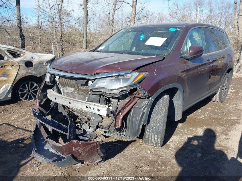 2018 Honda Pilot Ex-L VIN: 5FNYF6H55JB002608 Lot: 38340311