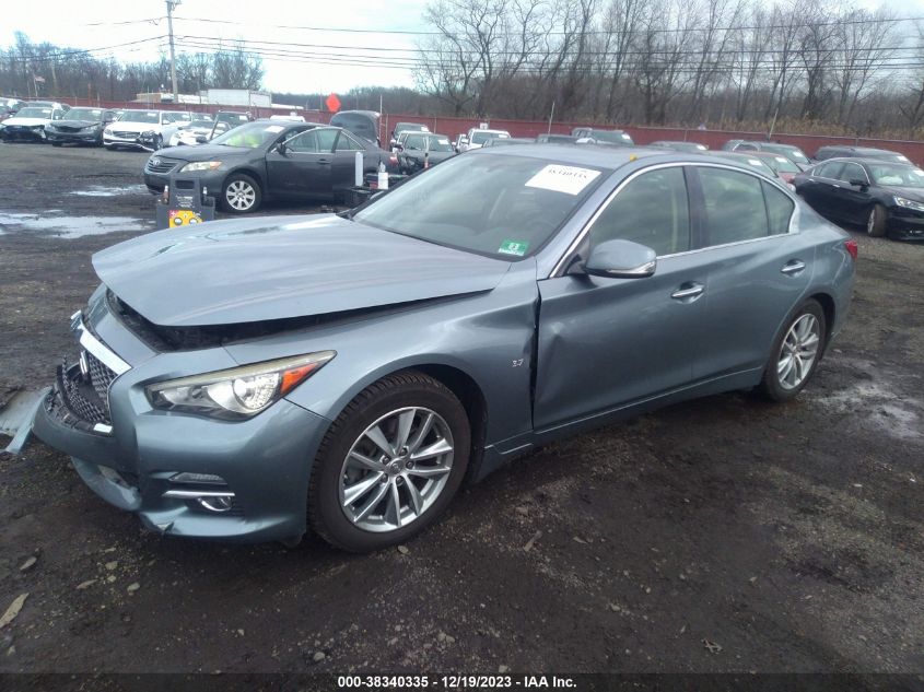 2014 Infiniti Q50 Premium VIN: JN1BV7AR4EM694128 Lot: 38340335