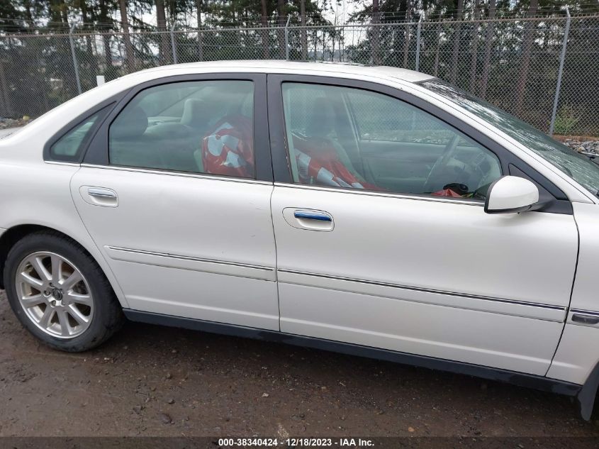 2005 Volvo S80 2.5T VIN: YV1TS592051412844 Lot: 38340424