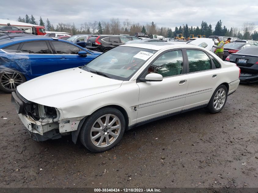 2005 Volvo S80 2.5T VIN: YV1TS592051412844 Lot: 38340424