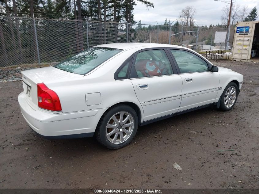 2005 Volvo S80 2.5T VIN: YV1TS592051412844 Lot: 38340424