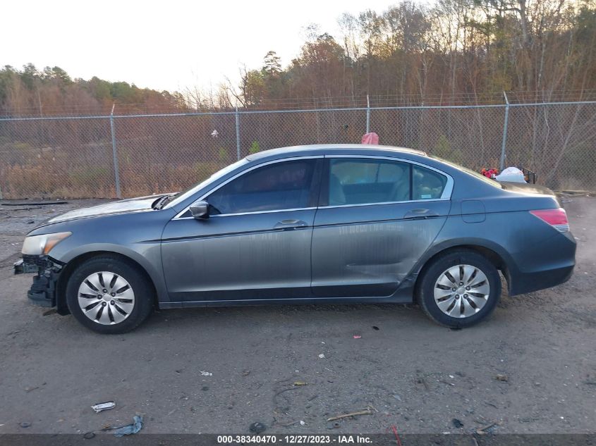 2010 Honda Accord 2.4 Lx VIN: 1HGCP2F33AA053410 Lot: 38340470