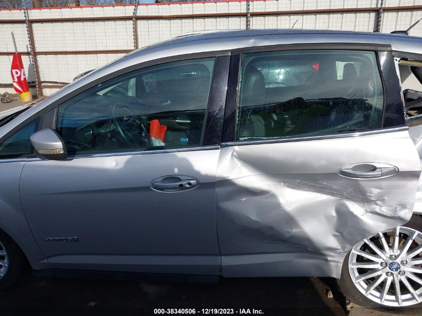 2013 Ford C-Max Hybrid Sel VIN: 1FADP5BU3DL513828 Lot: 38340506