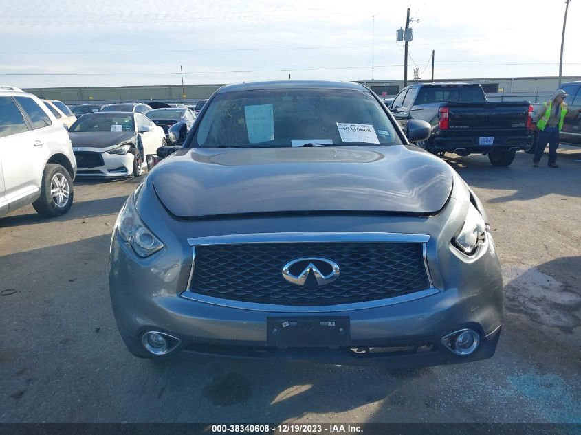 2017 Infiniti Qx70 VIN: JN8CS1MU6HM142727 Lot: 38340608