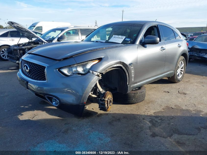 2017 Infiniti Qx70 VIN: JN8CS1MU6HM142727 Lot: 38340608