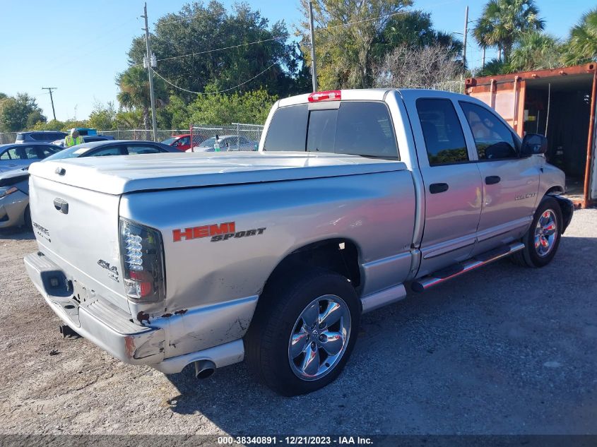 2004 Dodge Ram 1500 Slt/Laramie VIN: 1D7HU18D24J209122 Lot: 38340891