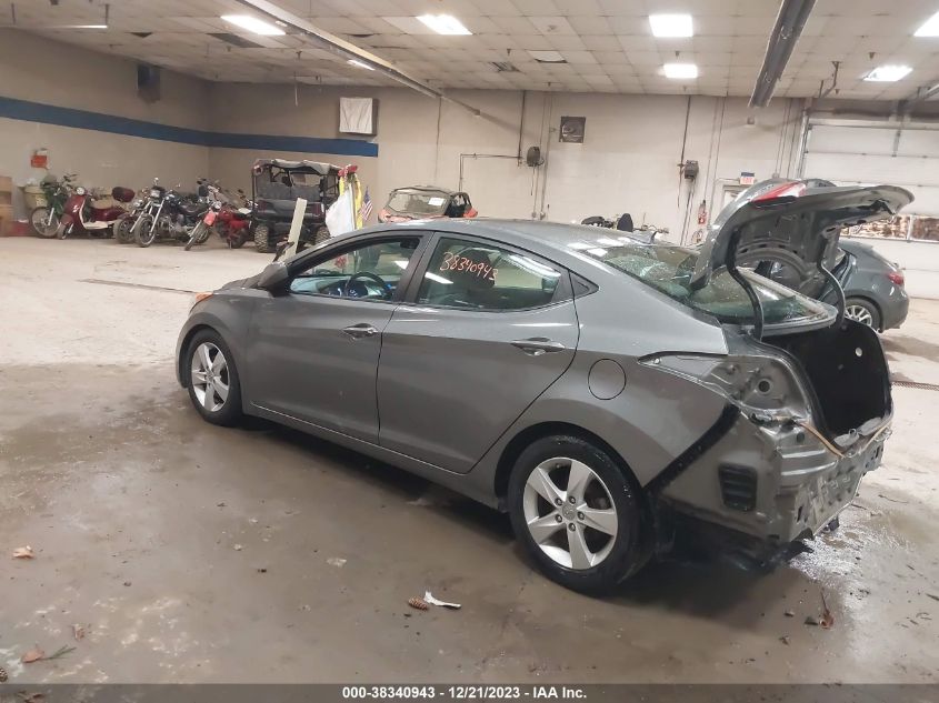 2013 Hyundai Elantra Gls VIN: 5NPDH4AE7DH453598 Lot: 38340943