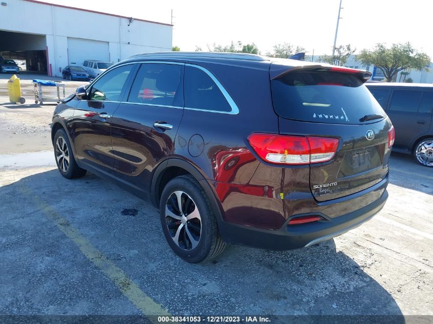 2016 Kia Sorento 2.0T Ex VIN: 5XYPH4A13GG043080 Lot: 38341053