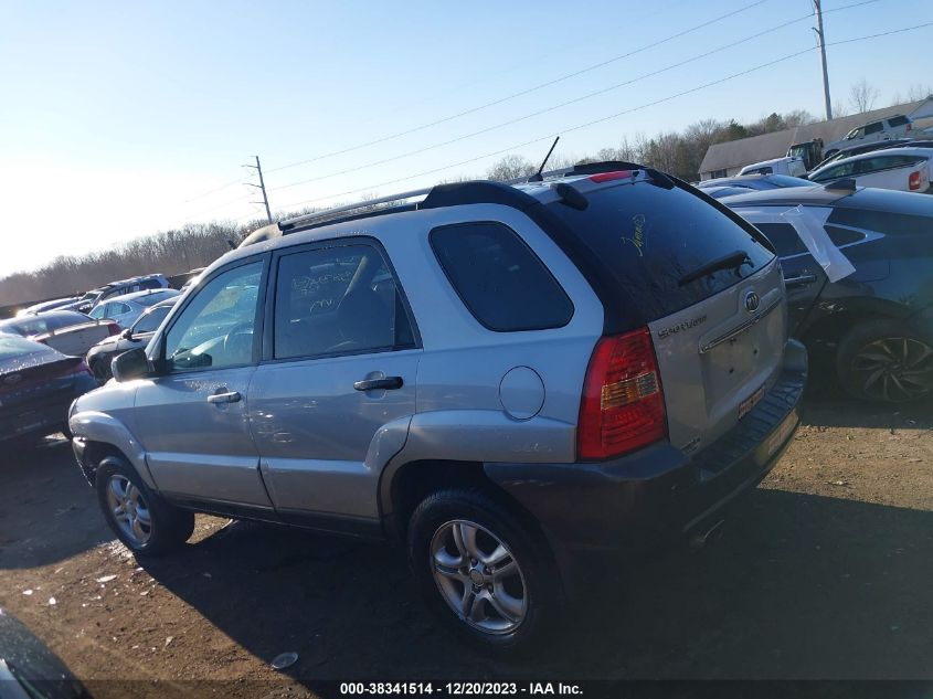 2008 Kia Sportage Ex V6 VIN: KNDJF723X87488945 Lot: 38341514