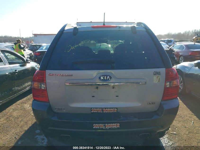 2008 Kia Sportage Ex V6 VIN: KNDJF723X87488945 Lot: 38341514