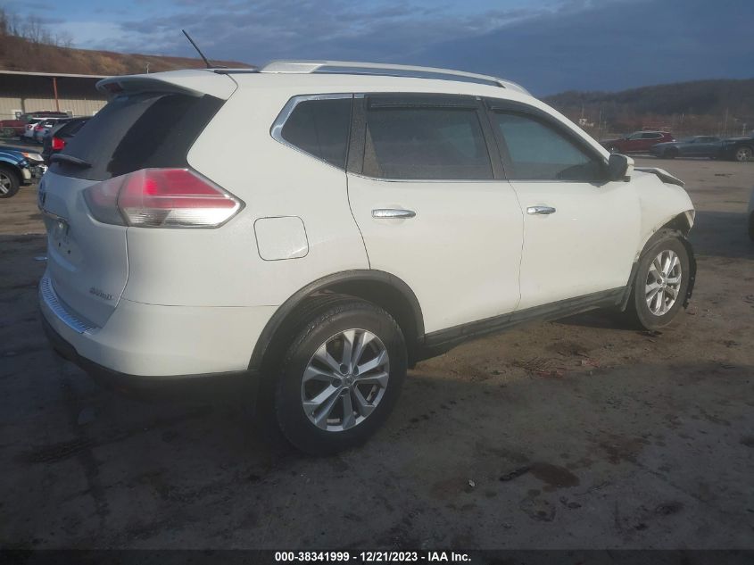 2015 Nissan Rogue Sv VIN: 5N1AT2MV2FC852141 Lot: 38341999