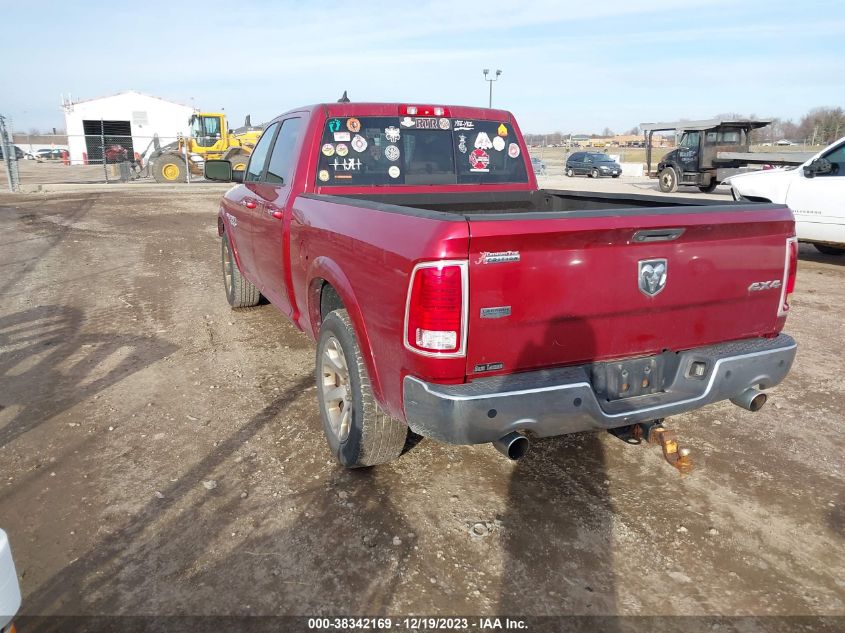 2013 Ram 1500 Laramie VIN: 1C6RR7VTXDS726992 Lot: 38342169