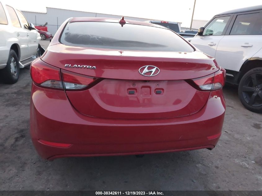 KMHDH4AE8GU518934 2016 Hyundai Elantra Se