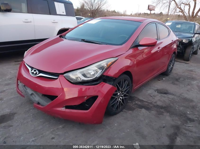 KMHDH4AE8GU518934 2016 Hyundai Elantra Se