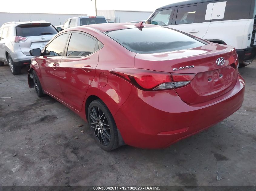 KMHDH4AE8GU518934 2016 Hyundai Elantra Se