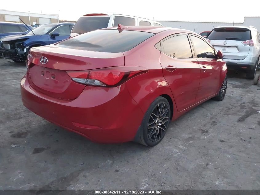 KMHDH4AE8GU518934 2016 Hyundai Elantra Se