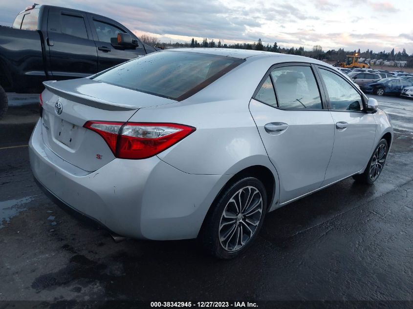 2016 Toyota Corolla S Plus VIN: 2T1BURHE5GC671536 Lot: 38342945