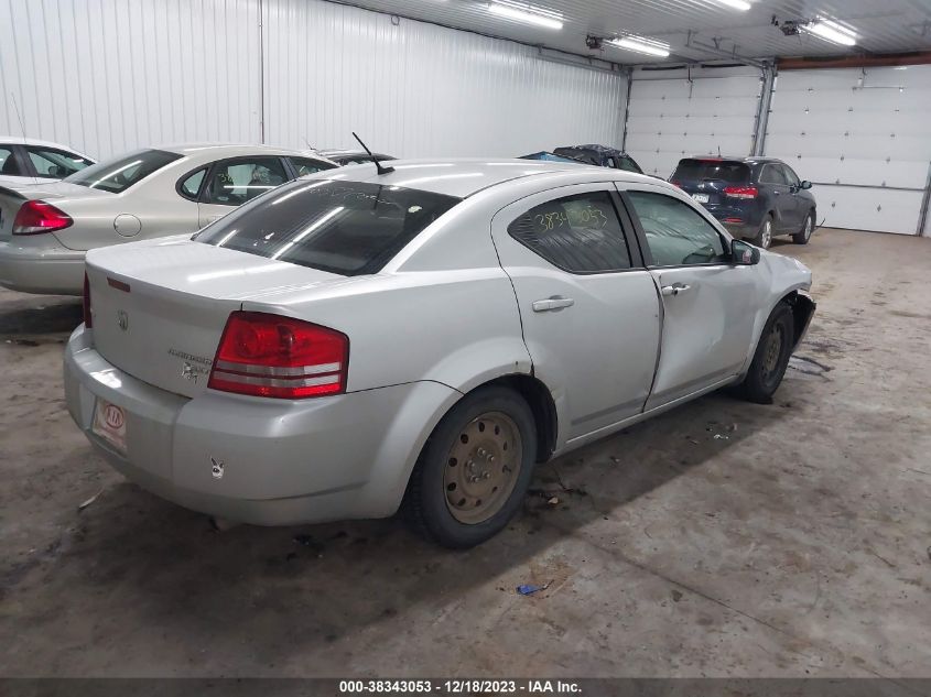 1B3CC4FB8AN188504 2010 Dodge Avenger Sxt