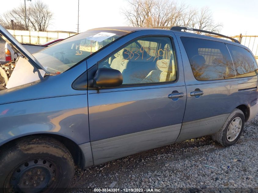 2002 Toyota Sienna Le VIN: 4T3ZF13C72U505677 Lot: 38343301