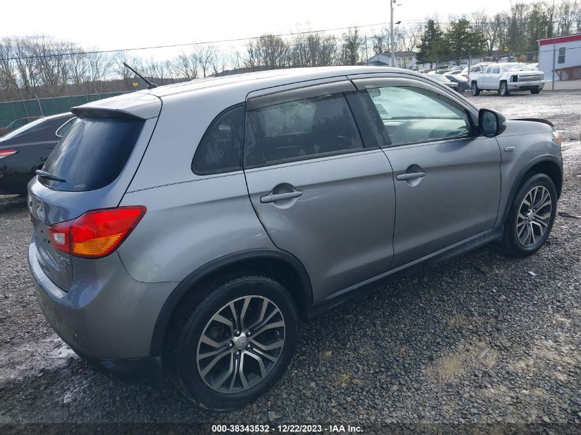 2016 Mitsubishi Outlander Sport 2.4 Es/2.4 Se VIN: JA4AR3AW8GZ056461 Lot: 38343532