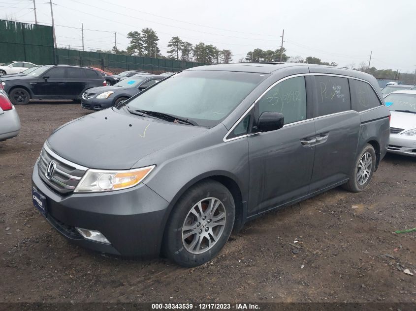 2012 Honda Odyssey Ex-L VIN: 5FNRL5H6XCB103002 Lot: 38343539