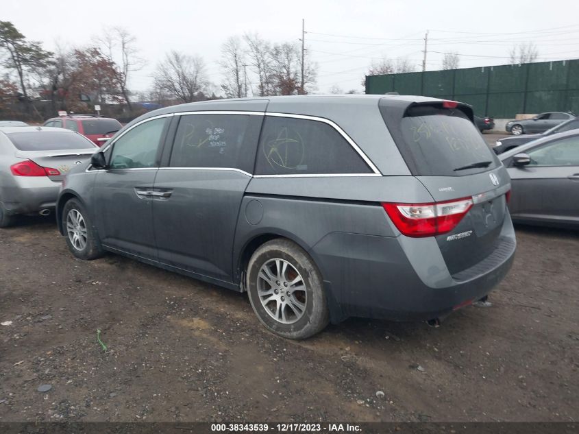 2012 Honda Odyssey Ex-L VIN: 5FNRL5H6XCB103002 Lot: 38343539