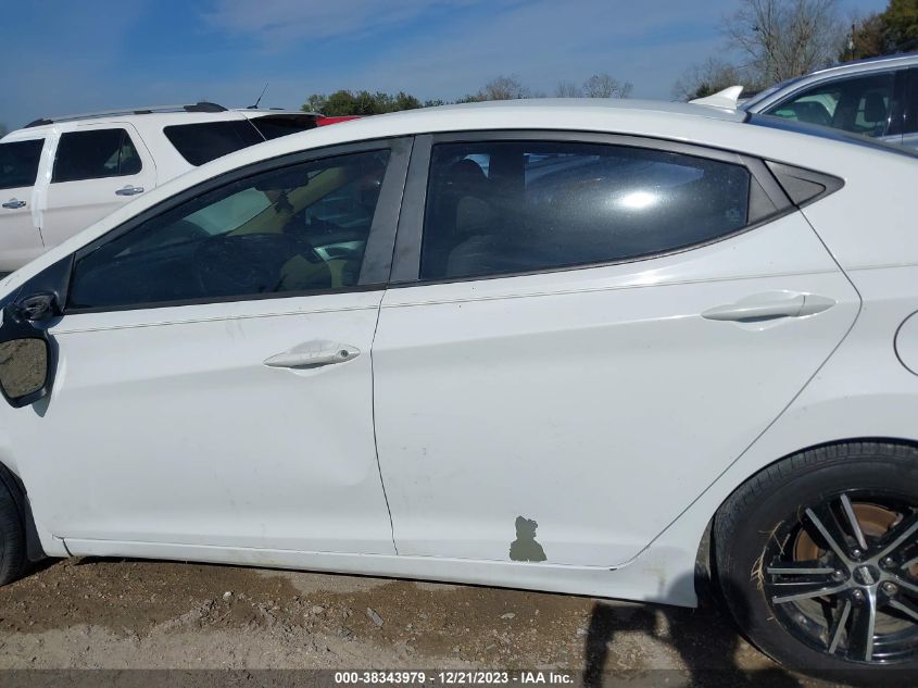 2013 Hyundai Elantra Gls VIN: 5NPDH4AE6DH369384 Lot: 38343979