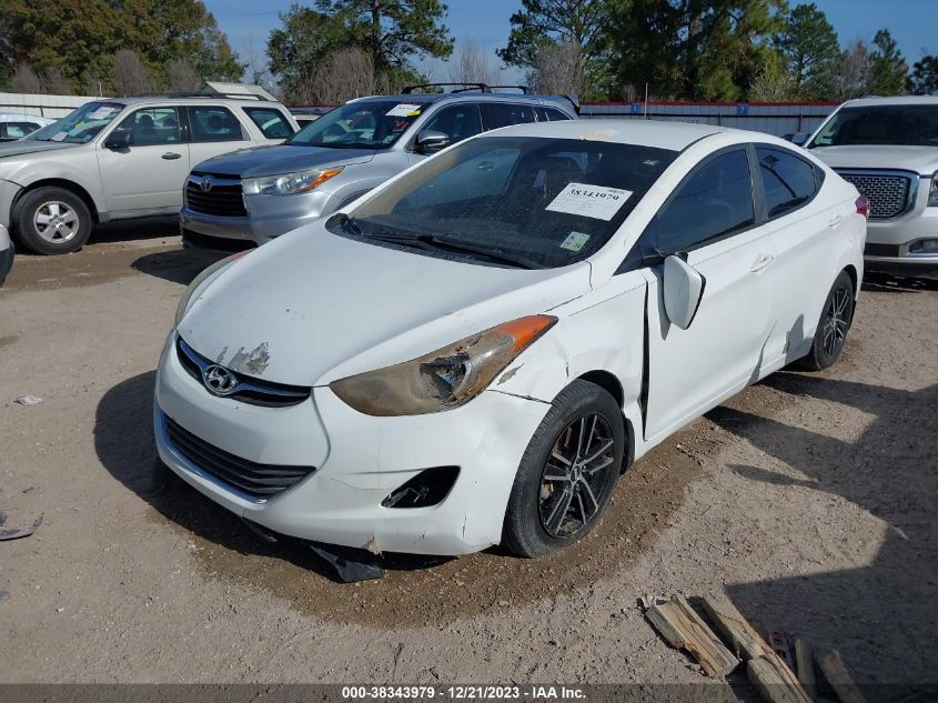 2013 Hyundai Elantra Gls VIN: 5NPDH4AE6DH369384 Lot: 38343979