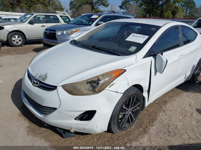 2013 Hyundai Elantra Gls VIN: 5NPDH4AE6DH369384 Lot: 38343979