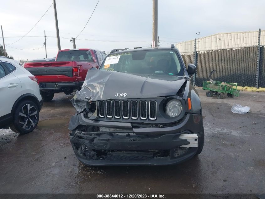 2017 Jeep Renegade Latitude Fwd VIN: ZACCJABB3HPG43270 Lot: 38344012