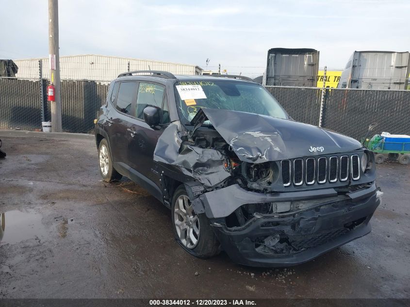 2017 Jeep Renegade Latitude Fwd VIN: ZACCJABB3HPG43270 Lot: 38344012