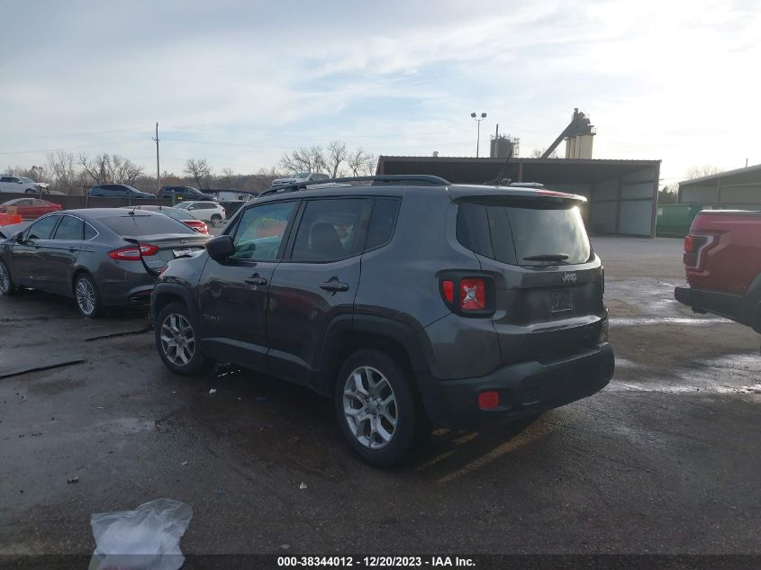 2017 Jeep Renegade Latitude Fwd VIN: ZACCJABB3HPG43270 Lot: 38344012