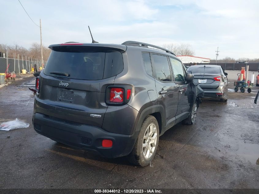 2017 Jeep Renegade Latitude Fwd VIN: ZACCJABB3HPG43270 Lot: 38344012