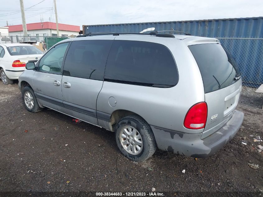 1999 Plymouth Grand Voyager Se VIN: 1P4GP44G8XB922311 Lot: 38344683