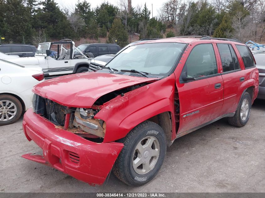 2002 Chevrolet Trailblazer Ls VIN: 1GNDS13SX22496325 Lot: 38345414