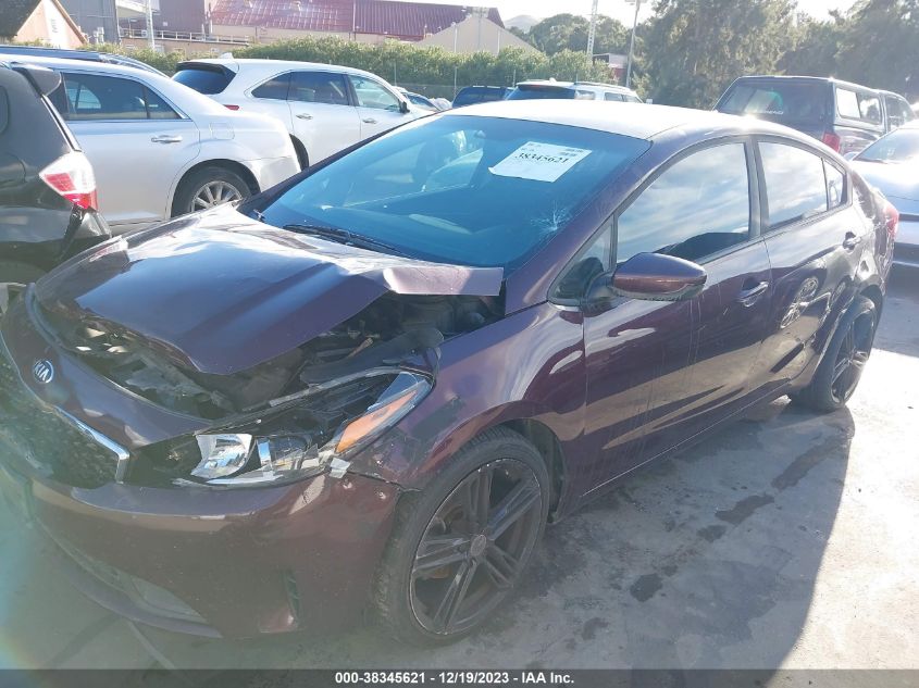 2017 Kia Forte Lx VIN: 3KPFK4A78HE126391 Lot: 38345621