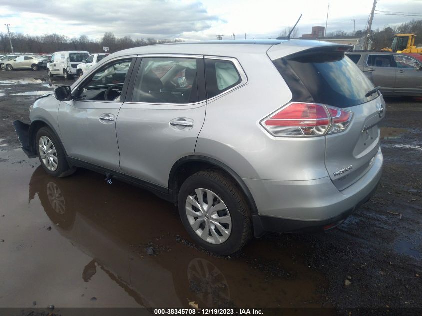 2015 Nissan Rogue S VIN: KNMAT2MV2FP563886 Lot: 38345708