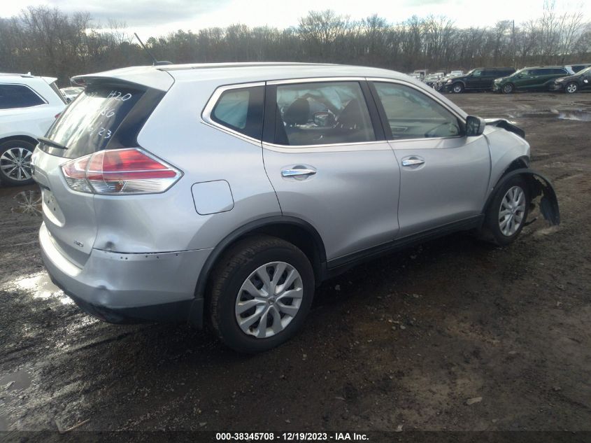 2015 Nissan Rogue S VIN: KNMAT2MV2FP563886 Lot: 38345708