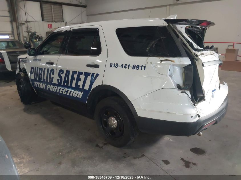 2017 Ford Utility Police Interceptor VIN: 1FM5K8AR3HGC25734 Lot: 38345709