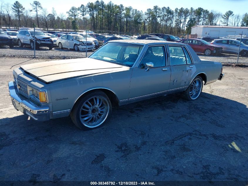 1984 Chevrolet Caprice Classic VIN: 2G1AN69H1E9248099 Lot: 38345792